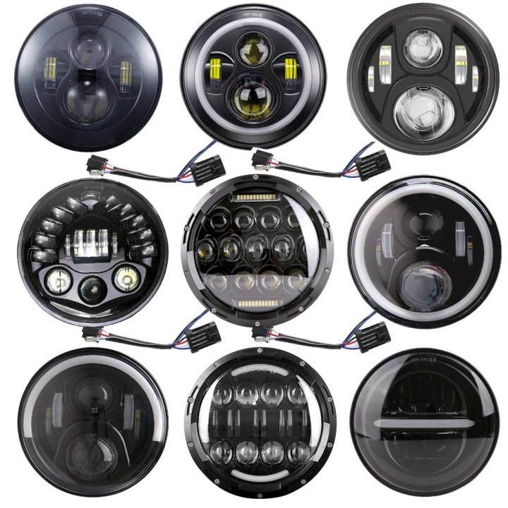 7 Inch LED Motorcycle Headlight For Harley Electra Glide Ultra Classic Street Glide - IP68 Waterproof