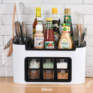 Rak Bumbu Dapur All In 1 6 Laci Tempat Bumbu Dapur Set Rak Dapur Serbaguna Aesthetic