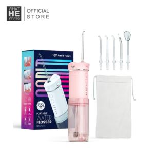 JTF F200 Portable Water Flosser with UV lamp - Pink