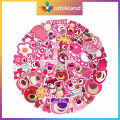 Hộp 100 Tấm Sticker Gấu Dâu Gấu Lotso Lotto Bear Hình Dán Chống Nước Trang Trí Sổ Bìa Sách Dễ Thương Đồ Chơi Trẻ Em. 