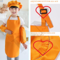 ?READY STOCK? CHILDREN'S APRON SET FOR MULTI-FUNCTION AND EPRON CHEF KITCHEN USING BAKING COOKING PLAIN KIDS APPRON 儿童围裙套装 KANAK-KANAK APRON SET FUNGSI MULTI. 