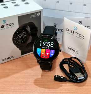 Jam tangan Digitec Smartwatch Venus tali silicon original