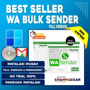 WA Sender 2024 Full Lisensi Lifetime Software WA Marekting Tools Bulk WA Sender