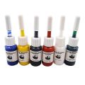 6Pcs Professional Multi Colors Tattoo Ink Pigment Set With 100 Ink Cups  Tattoo Complete Sale Kits. 