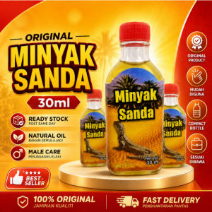 Original Minyak Sanda 30ml Natural Men Body Care Oil Minyak Urut Lelaki Ready Stock