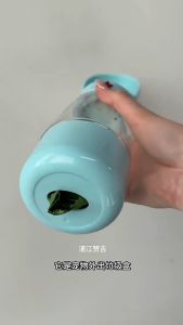 AimayaPet pet water bottle lightweight 3 in 1 for dogs and cats food water poop bag holder portable 400ml 150ml 210g detachable