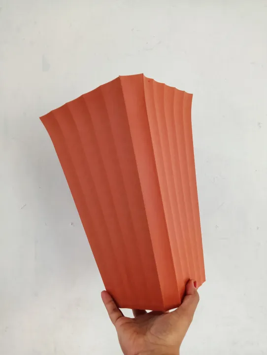 Tall%20Square%20Shell%20Pot%20White/Orange%20V-2%20(8%20Inches%20x%2012%20Inches)%20Best%20for%20Indoor%20Outdoor%20and%20Rare%20Plants%20-%20Image%207