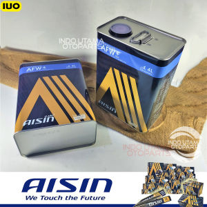 AISIN Oli AFW+ ATF MULTI Auto Matic Transmisi FULLY SYNTHETIC isi 4 ltr ASLI
