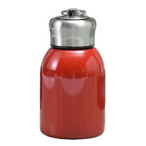 OOC Lifting Ring Mini Vacuum Thermos Cup Stainless Steel Simple Insulated Water Bottle Practical Gift Leak-proof Travel Water Bottle Tea