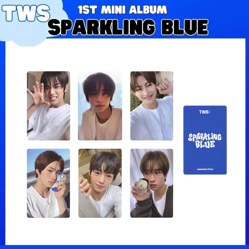 TWS Sparkling Blue Album Weverse Shop Luckydraw PhotoCards