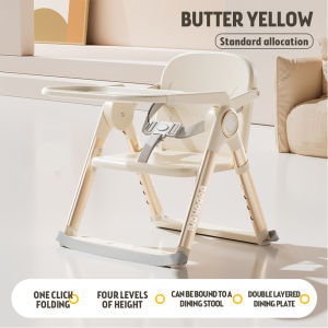 NEW Baby Premium Dining Chair Foldable With Wheels/Storage Basket Adjustable Baby High Chair Feeding Seat Kerusi Budak Makan For 0-6 Years Old Kids
