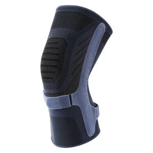 Adjustable Knee Brace with Side Stabilizers Breathable Patella Support for Men Women Basketball Running Cycling Fitness