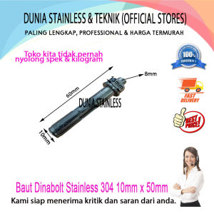 Baut Dinabolt stainless 304 10mmx50mm