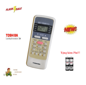 Remote Điều khiển điều hòa Toshiba 1&2 chiều Inverter- Hàng tốt 100% Tặng kèm Pin!!!