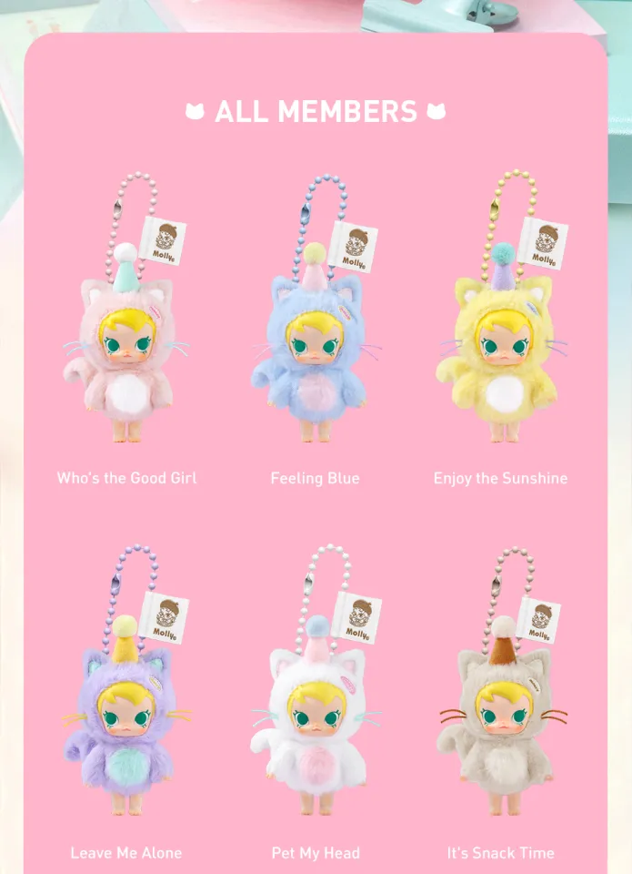 POP MART Baby Molly Pocket Friends Series-Vinyl Plush Pendant