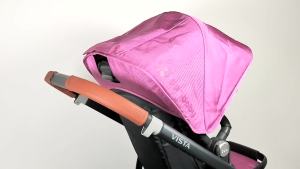 Buggy Push Bar Leather Cover For Uppababy Vista V1/V2 Pushchair Mom Handrail  Casing DIY Baby Stroller Replace Parts