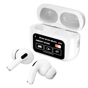 ♥ SFREE Shipping ♥ 2024 New A8 Pro Bluetooth Noise Cancelling Earphone True Wireless TWS High Quality Sound Earbuds Sports Waterproof Headset with Smart touch Control LCD Screen