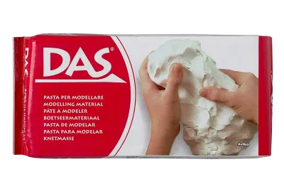 DAS Paper Clay Putih 500gr Tanah Liat White 500 gram