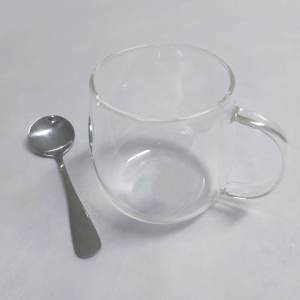 400Ml Heat-Resistant Borosilicate Glass Coffee & Tea Mug – Sturdy Clear Glass For Home Or Restaurant