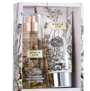 2in1 Body Spray Perfume And 88ml Body Mist And 90ml Body Lotion Set For Woman Fragrance Perfume Gift Set