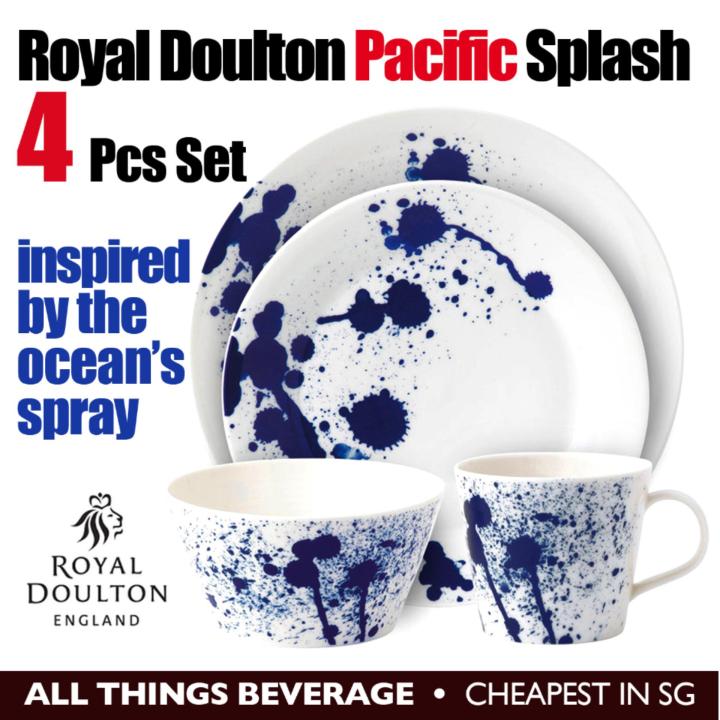 Porcelain Royal Doulton Splash Dinner Set Royal Doulton Pacific