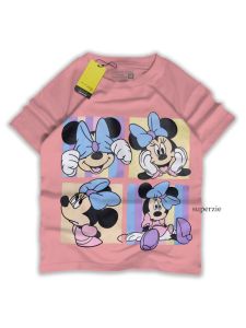 Kaos anak perempuan junior usia `1-12 tahun Karakter kartun boneka cantik Bahan Katun Premium 30s