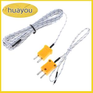 huayou 1PC K type temperature sensor thermocouple probe cable wire 0.5/4m