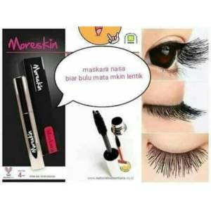 Moreskin Maskara - Moreskin - Maskara Nasa - Melentikkan Bulu Mata - Waterproof - Tahan Lama - Menebalkan Bulu Mata -ginal - Ken Herbal