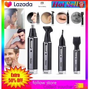 Kemei 3 In 1 Rechargeable Nose Hair Trimmer for Men Trimer Ear Face Eyebrow Nose Hair Removal Eyebrow Trimmer for Nose Wireless