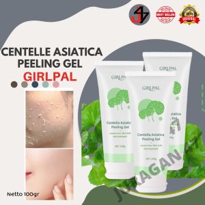 GIRLPAL Centella Asiatica Peeling Gel 100g Facial Glowing Blackhead Cleaner Body Exfoliating Mencerahkan Dan Mengangkat Sel Kulit Mati Scrub Wajah dan Badan