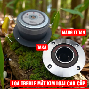 Đôi loa treble JB//I 10CM màng titan mặt kim loại cao cấp có tụ-giá 1 đôi