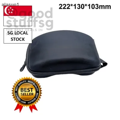 [SG 🚚] 1Pcs Portable Storage Bag Ski Goggles Case EVA Goggles Protective Case For Eyewear Of Snowboard Goggles Case With Carabiner
