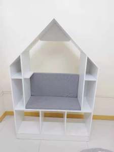 Happy Kiddos 2010 House Type Reading Nook Book Organizer Toy Organizer Cabinet
