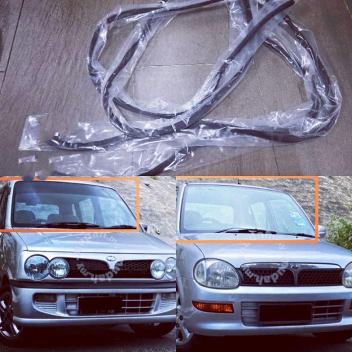 PERODUA KELISA, KENARI FRONT WINDSCREEN MOULDING RUBBER/ GETAH