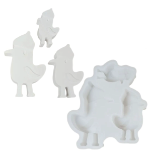 งานฝีมือทำด้วยมือรูปปั้นนก3D แม่พิมพ์สบู่ซิลิโคนแม่พิมพ์ฟองดองช็อคโกแลตอีพ็อกซี่แม่พิมพ์ซิลิโคน