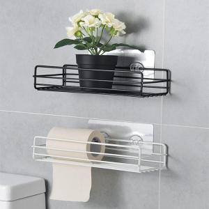 Laz nigori Góc Gắn Tường giá lưu trữ cho phòng tắm-không khoan đa chức năng kiểu Bắc Âu kim loại tổ chức với móc dính