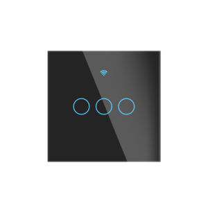 Tuya WiFi Touch Smart Switch  Light Without No Neutral Wire Glass Wall UK 110V-220V On Off 1/2/3/4 Gang For Alexa