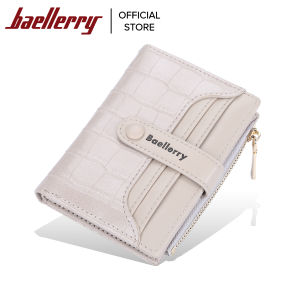 Baellerry Women Wallets Short Stone Stripe Top Quality Card Holder Classic Women Zipper Purse Wallet For Girl