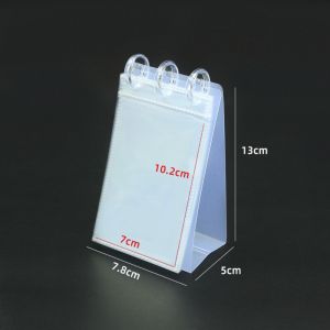 BESTOURO PP Album ảnh Ảnh 3/4/5/6 inch Rõ ràng Sổ đựng thẻ Đơn giản Hố Nấm Album hiển thị trên máy tính để bàn Bộ sưu tập photocard Kpop