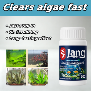 ✨Drop & Clear✨ algae remover for aquarium 300 pieces long-lasting supply aquarium cleaning tool anti algae for aquarium