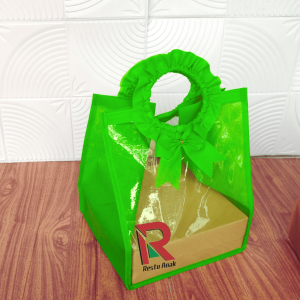 Tas Mika Ring Bulat Dos 22 / Tas Hajatan Mewah Terbaru Mika Bulat BM-22 / GiftBox / Goodiebag Mika