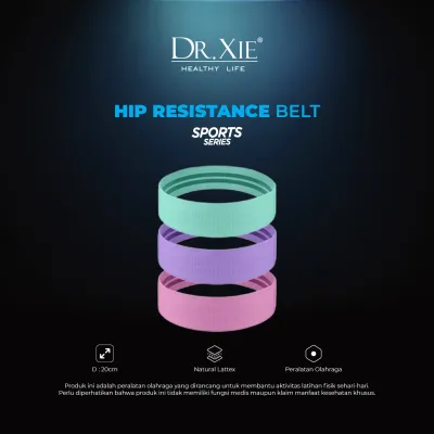 Dr. Xie Hip Resistance Band Yoga / Olahraga / Senam / Aerobic/Karet fitness POWER BAND Gym Squat