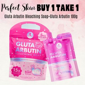Buy 1 Get 1 Gluta Arbutin bleaching Soap +100g Gluta Arbutin Lotion