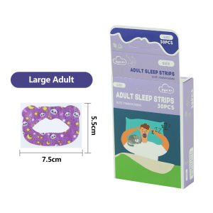 30Pcs Mouth Breathing Patch Anti-Snoring Stickers for Children Adult Night Sleep Mouth Orthosis Tape Mouth Ease Sleep Tape 防打鼾贴