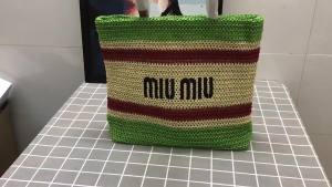 2026 Summer New fashion  Womens Bag Large Capacity Straw Handbag Woven Contrast Color Beach Tote Shoulder Bag