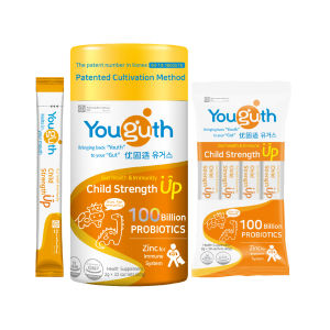 YOUGUTH PROBIOTICS Child Strength Up Gut Health + Immunity Boost 2g x 30 sachets (100 Billion CFUs)