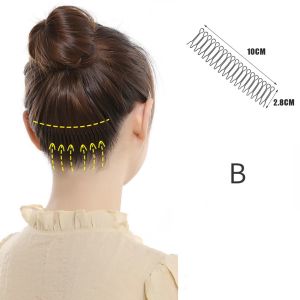 5Pcs Jepit Rambut Poni Super Mudah Digunakan Fleksibel Lipat Elastis Hiasan Rambut Hair Broken Hair Clip Alat Praktis Penjepit Anak Rambut Untuk Wanita