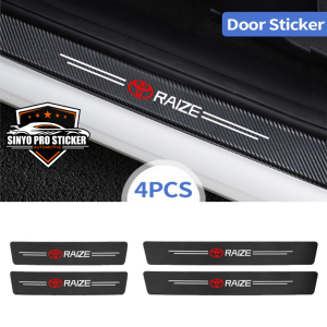 Sillplate Toyota Raize Carbon Fiber  Kevlar Car Door Sticker Anti Gores Mobil Toyota Raize 4/5/9pcs