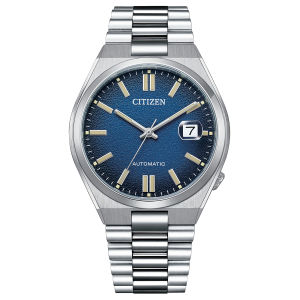 CITIZEN NJ0151-88L Mechanical Automatic Blue Kami Dial Stainless Steel Men Watch