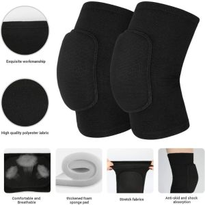 1pcs Sports Support Kneepad Dancing Thick Knee Protector Volleyball Yoga Knee Brace Childrens Roller Skating Protective Gear